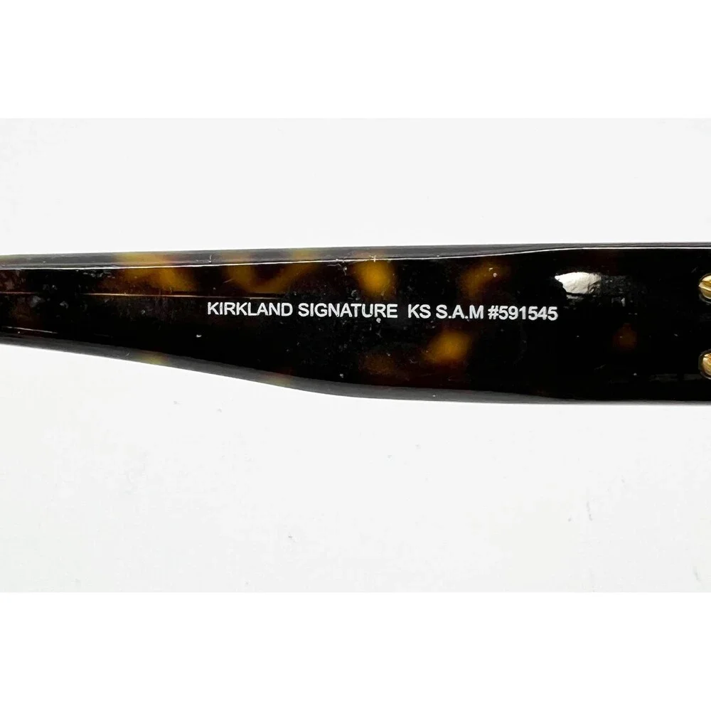 Kirkland Signature Eyeglasses Mens Havana Tortoise Rectangle KS S.A.M 54-16-140